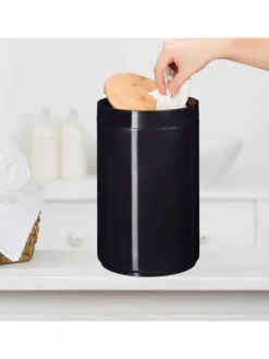 Kosmetikeimer in Schwarz - 5,5 L