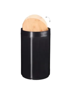 Kosmetikeimer in Schwarz - 5,5 L