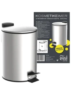Kosmetik-Treteimer in Chrom - 3 l