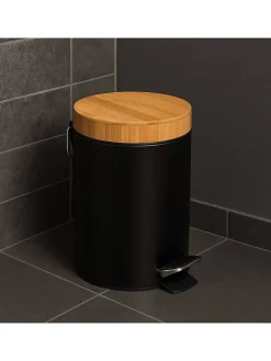 Kosmetik-Treteimer in Schwarz - 3 l