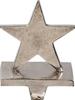 Kranzhalter "Stern" in Silber - (B)12 x (H)14,5 x (T)8,5 cm