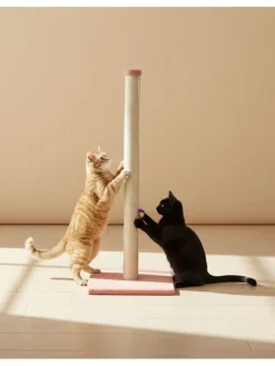 Kratzbaum ''Aero'' in Rosa - (B)37,5 x (H)102 x (T)37,5 cm