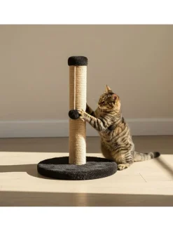 Kratzbaum ''Coris'' in Schwarz - (H)52 x Ø 30 cm