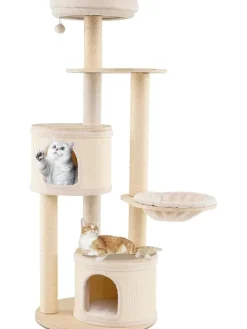 Kratzbaum Groß in Hellbraun