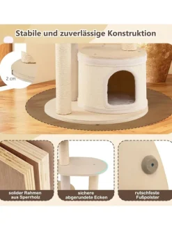 Kratzbaum Groß in Hellbraun