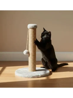 Kratzbaum "Koris" in Grau - (H)52 x Ø 30 cm