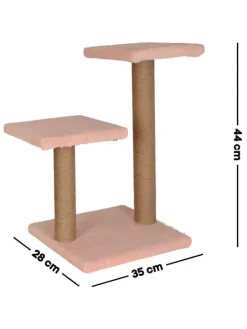 Kratzbaum ''Luizi'' in Rosa - (B)35 x (H)44 x (T)28 cm