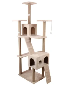 Kratzbaum "Verona" in Beige - (B)45 x (H)172 x (T)60 cm