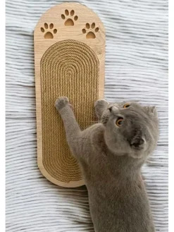 Kratzbrett in Hellbraun - (B)19 x (H)51 cm