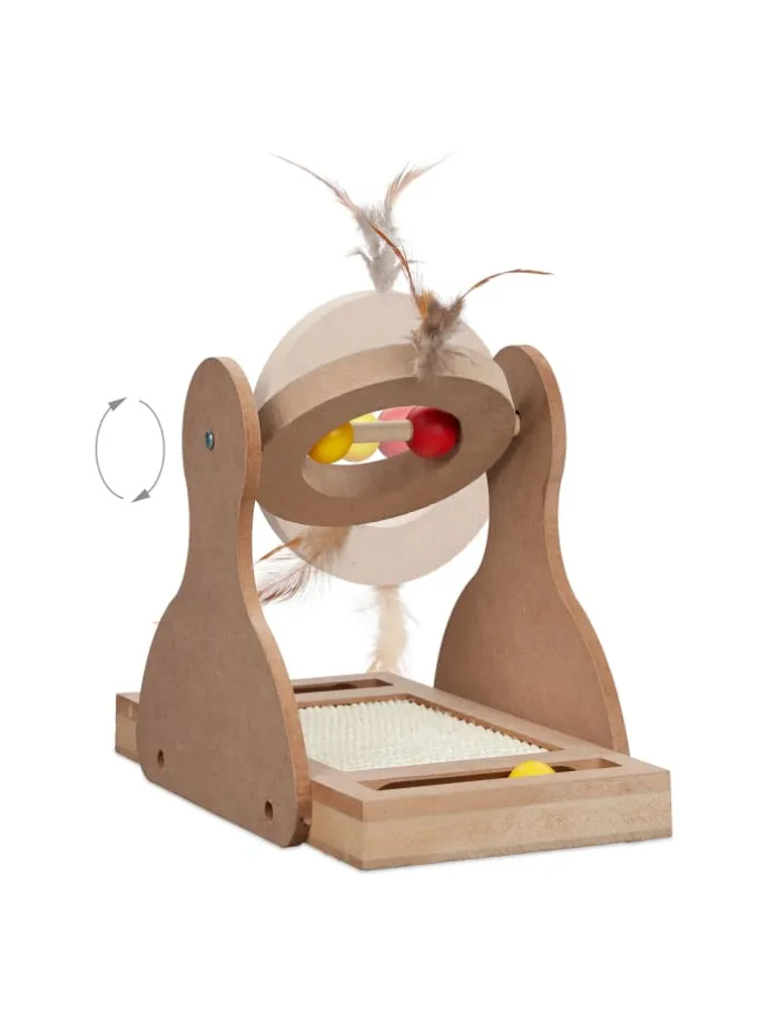 Kratzspielzeug in Natur - (B)17 x (H)30 x (T)30 cm