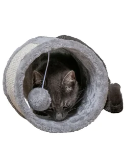 Kratztunnel in Grau - (H)19 x Ø 21 cm