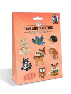 Kreativset "Diamond Painting Sticker - Woodland" in Bunt