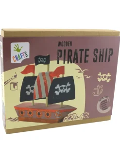 Kreativset "Hölzernes Piratenschiff" - ab 6 Jahren
