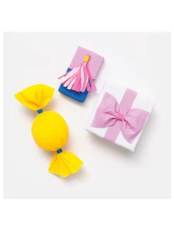 Krepppapier-Rollen in Bunt - 10 Stück