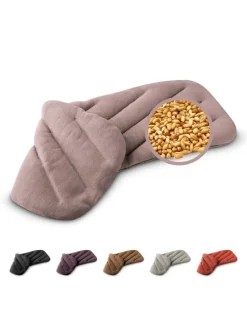 Körnerkissen 100 % Bio-Baumwolle, Wärmekissen "Rechteck" in rosa