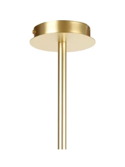 Kronleuchter FORBES in Gold/Weiß - (W) 80 x (H) 80 x (L) 80 cm