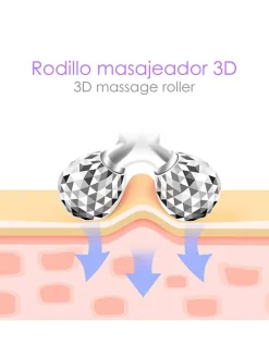 Körpermassagegerät in Silber