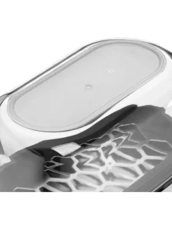 Käsereibe in Schwarz/ Silber - (B)15 x (H)7 x (T)8,5 cm