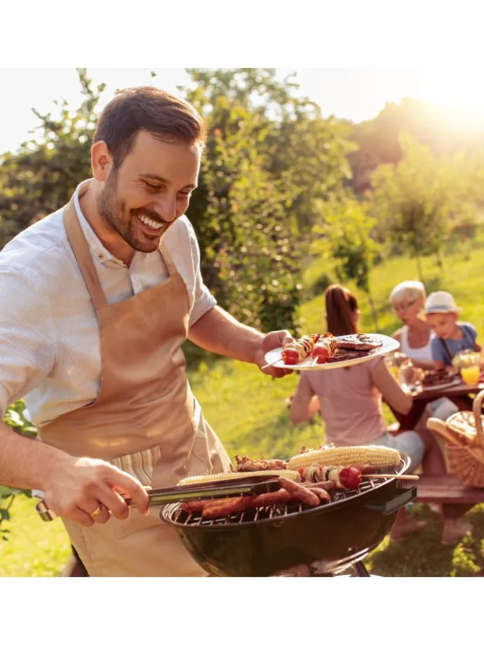 Kugelgrill in Schwarz