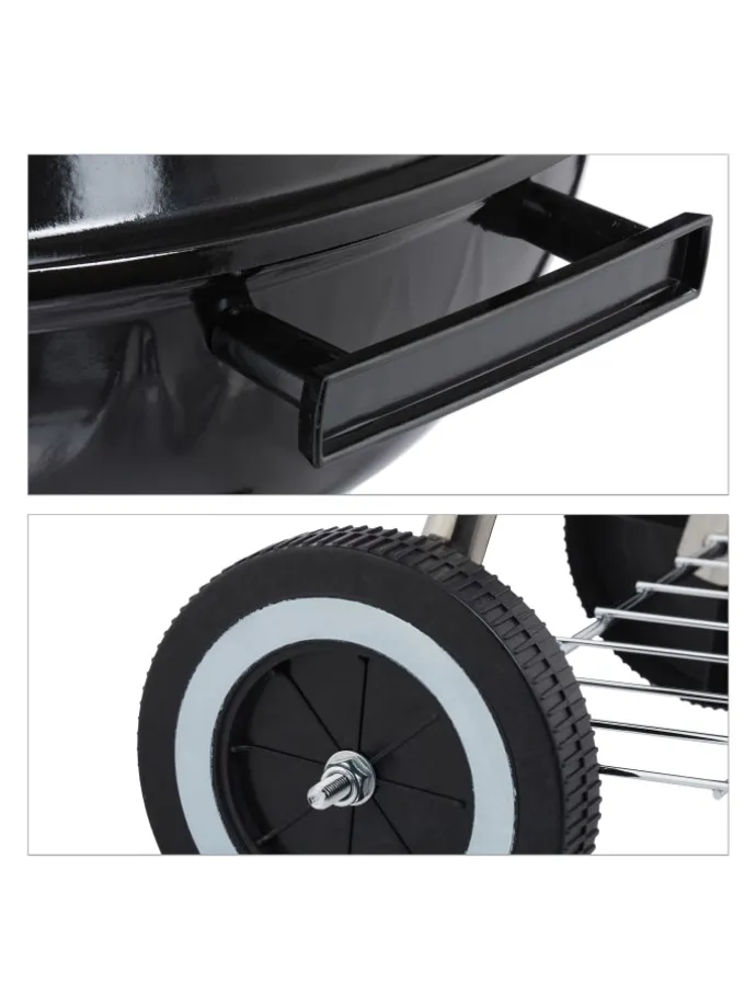 Kugelgrill in Schwarz