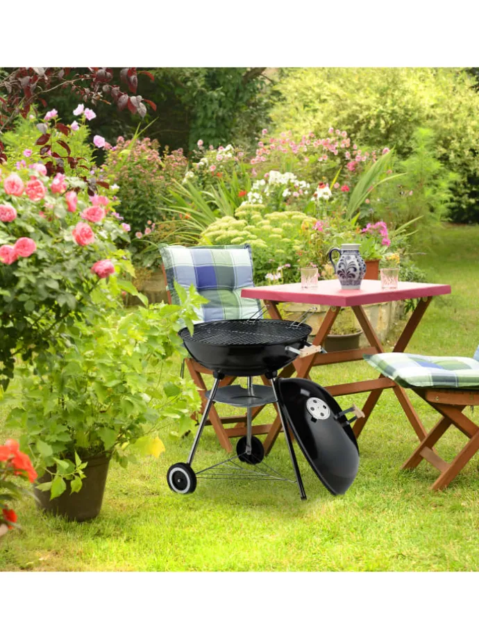 Kugelgrill in Schwarz - Ø 54 cm