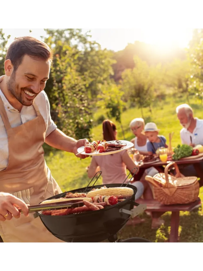 Kugelgrill in Schwarz - Ø 54 cm