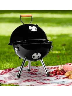 Kugelgrill in Schwarz - (H)45 x Ø 30 cm