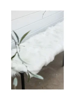 Kunstfell Katy Weiß 55 x 180 cm