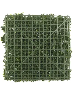 Kunstpflanzen-Paneel in Grün - (L)50 x (B)50 cm