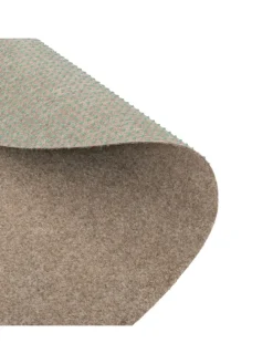 Kunstrasen Rasenteppich mit Noppen Kingston Rund in Beige