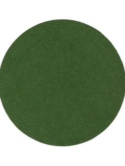 Kunstrasen Rasenteppich mit Noppen Kingston Rund in Grün Mix