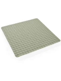 Kunststoff-Badematte in Grün - (L)50 x (B)50 cm