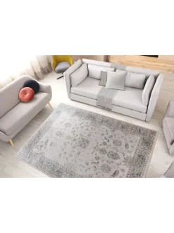 Kurzflor Teppich Prayer 325 in multi - beige - rechteckig