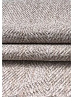 Kurzflor-Teppich ''Berena'' in Beige