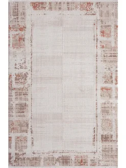 Kurzflor-Teppich ''Elex'' in Beige/ Braun