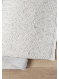 Kurzflor-Teppich ''Elex'' in Weiß