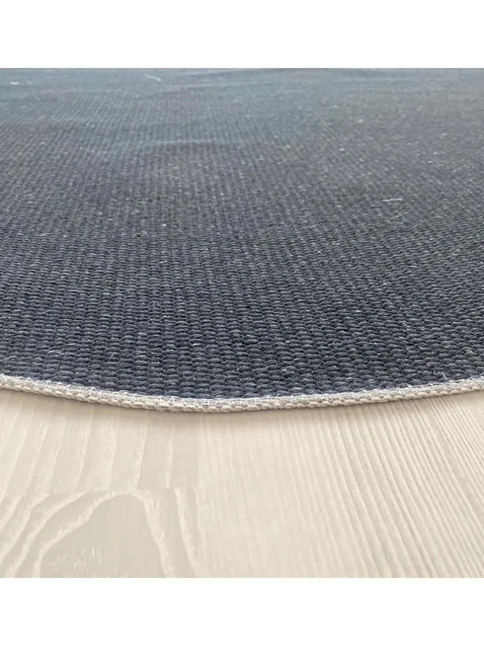 Kurzflor-Teppich in Beige/ Bunt