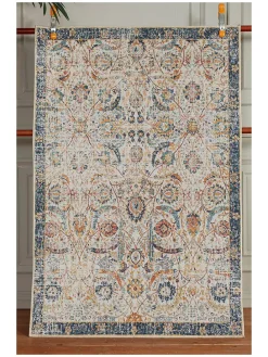 Kurzflor-Teppich in Bunt