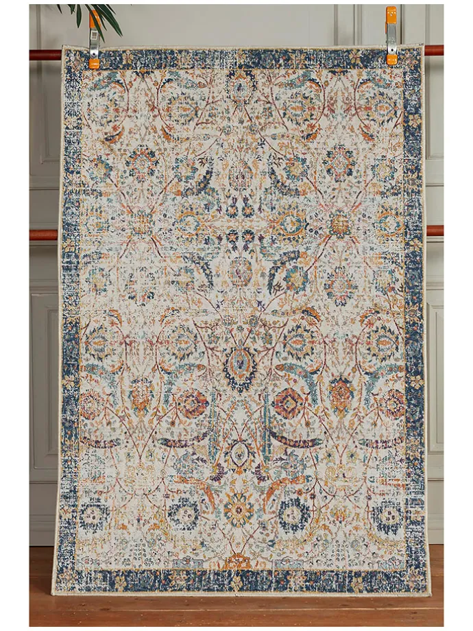 Kurzflor-Teppich in Bunt