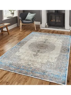 Kurzflor-Teppich in Bunt