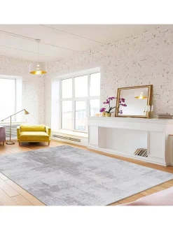 Kurzflor-Teppich in Grau