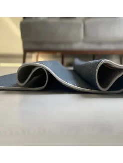 Kurzflor-Teppich in Grau