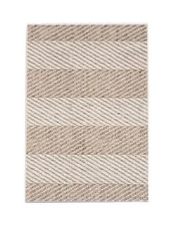 Kurzflor-Teppich in Hellbraun