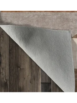 Kurzflor-Teppich in Hellbraun/ Grau/ Beige