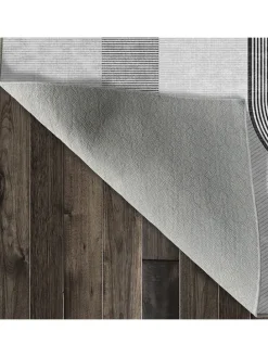 Kurzflor-Teppich ''Infkece14'' in Grau