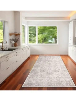 Kurzflor-Teppich ''Kece-Fr09'' in Beige