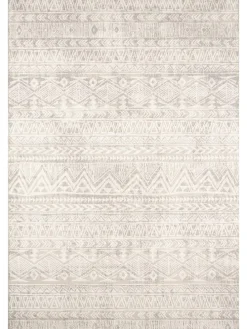 Kurzflor-Teppich "Leo" in Beige