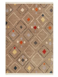 Kurzflorteppich Mont Royal in braun