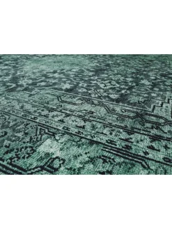 Kurzflorteppich 2nd Avenue in dunkelgrau,grün