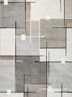 Kurzflorteppich Pearl C in Beige